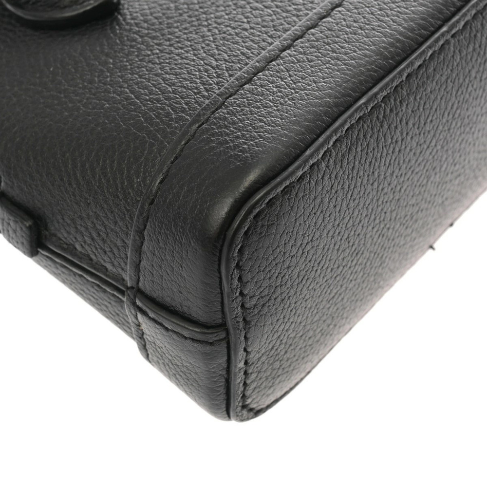 BALENCIAGA Ville Top Handle Black Leather Handbag - Picture 8 of 9